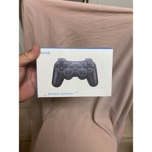 VOYEE Open Box  Wireless Gaming Controller For PS3 Playstation 3 Black